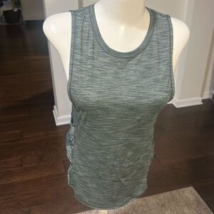 Lululemon Var-City Muscle Tank Heathered Forest Green 4-6